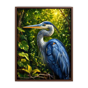 Blue Heron Canvas Print