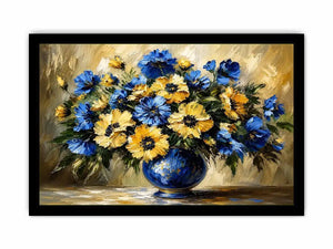 Fowers in A Vase Canvas Print