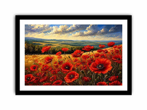 Poppy Field Canvas Print