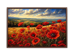Poppy Field Canvas Print