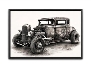 Vinatge Car Canvas Print