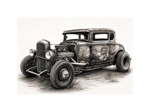 Vinatge Car Canvas Print