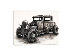 Vinatge Car Canvas Print