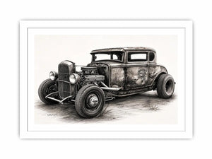 Vinatge Car Canvas Print