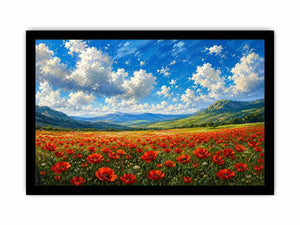 Poppy Field Canvas Print