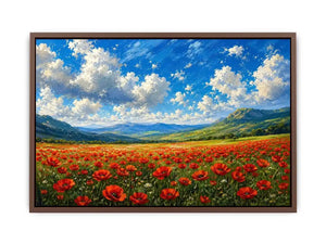 Poppy Field Canvas Print