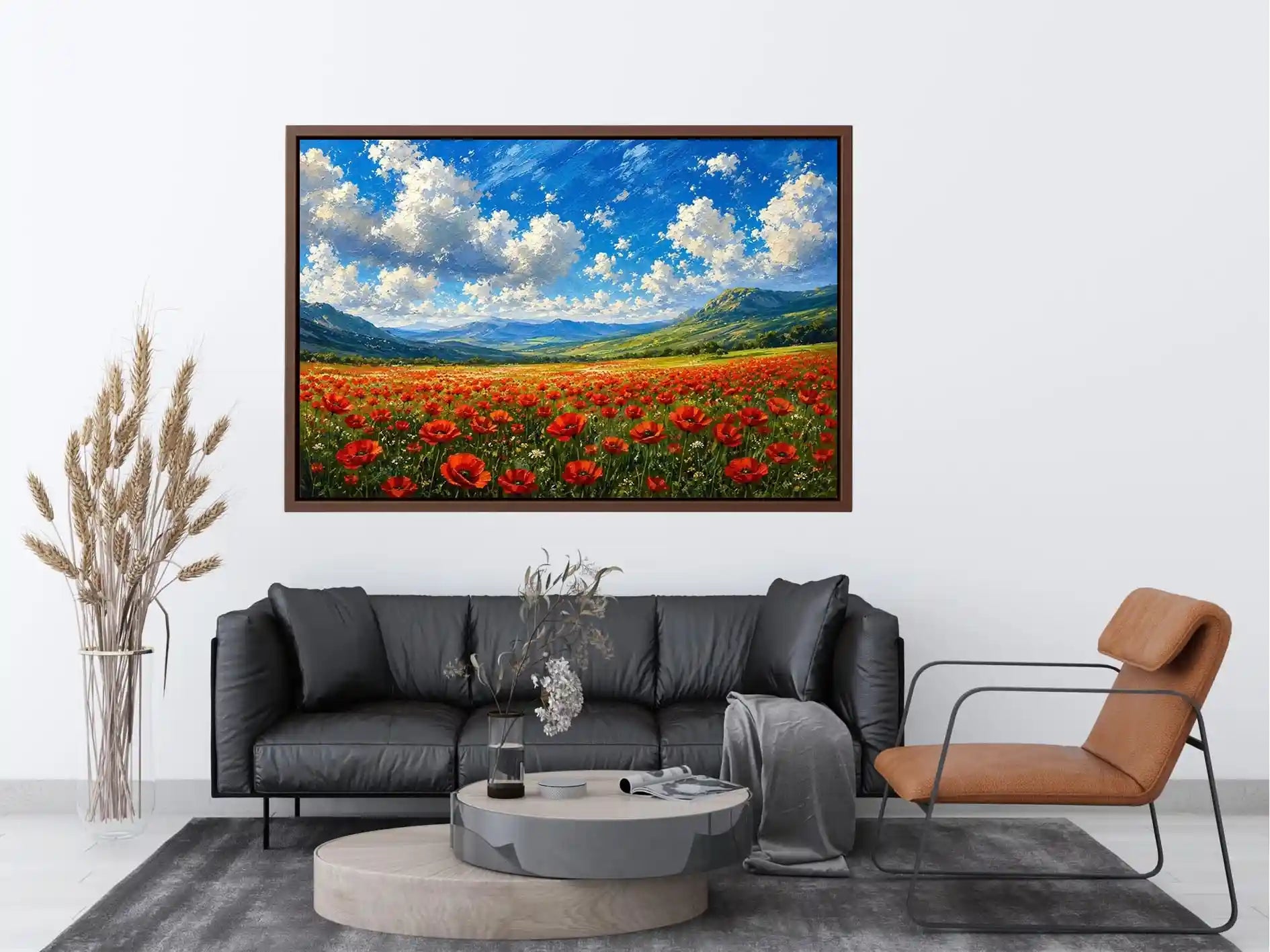 Poppy Field Canvas Print