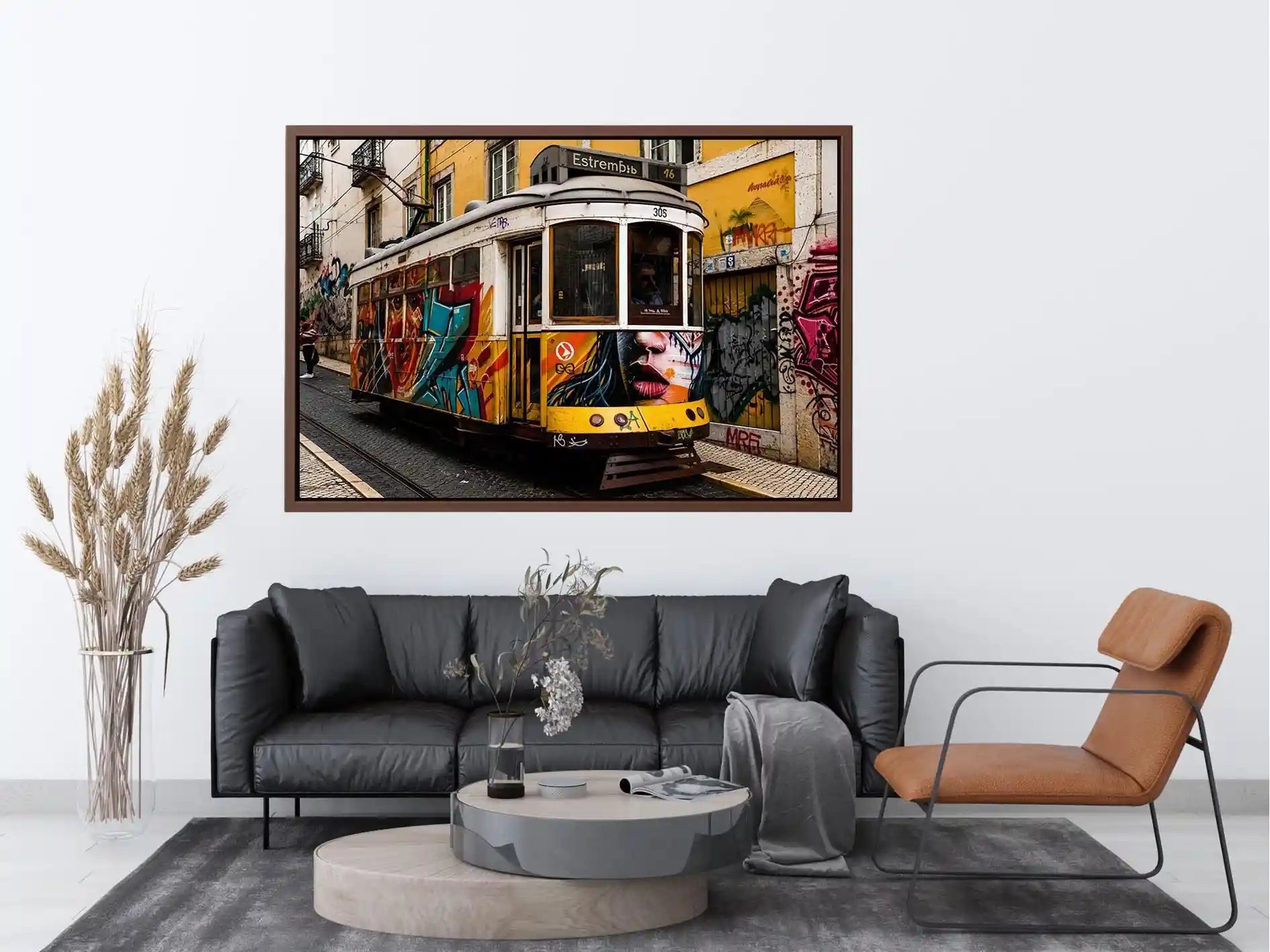 Lisbon Transport Canvas Print