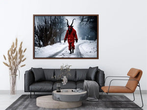 Devil walk Canvas Print