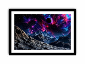 Space mountain Canvas Print
