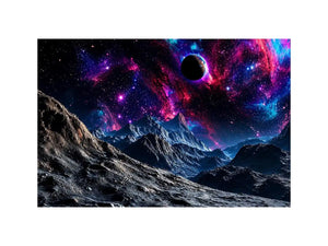 Space mountain Canvas Print