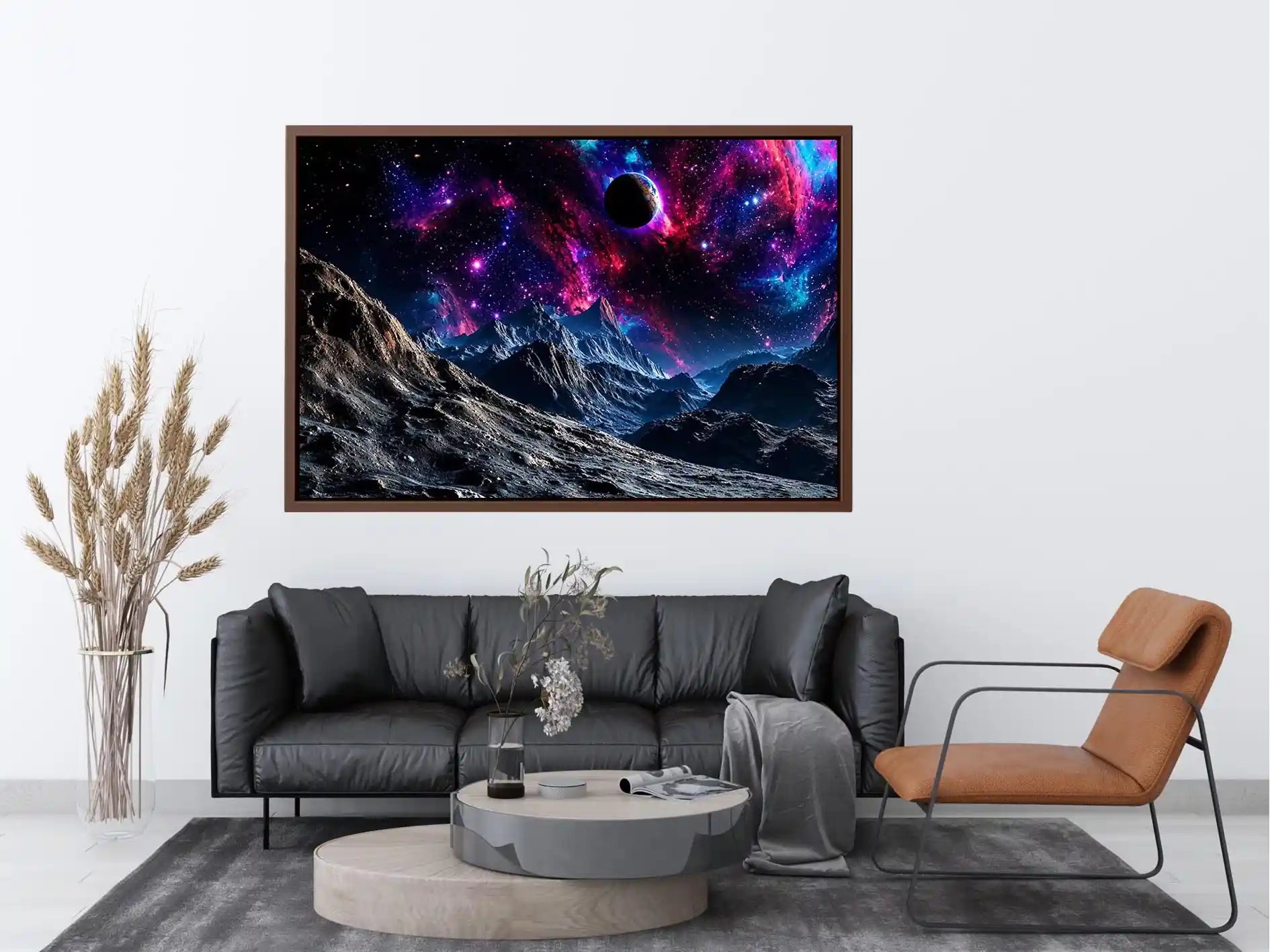 Space mountain Canvas Print