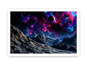 Space mountain Canvas Print