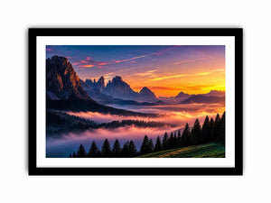 Dolomite Dawn Canvas Print