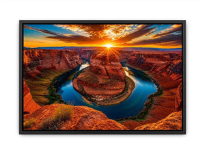 Horseshoe Canyon Canvas Print