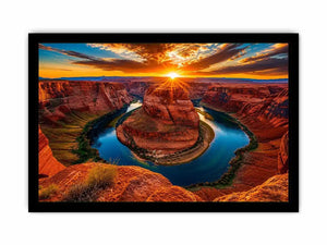 Horseshoe Canyon Canvas Print