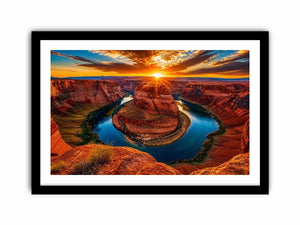Horseshoe Canyon Canvas Print