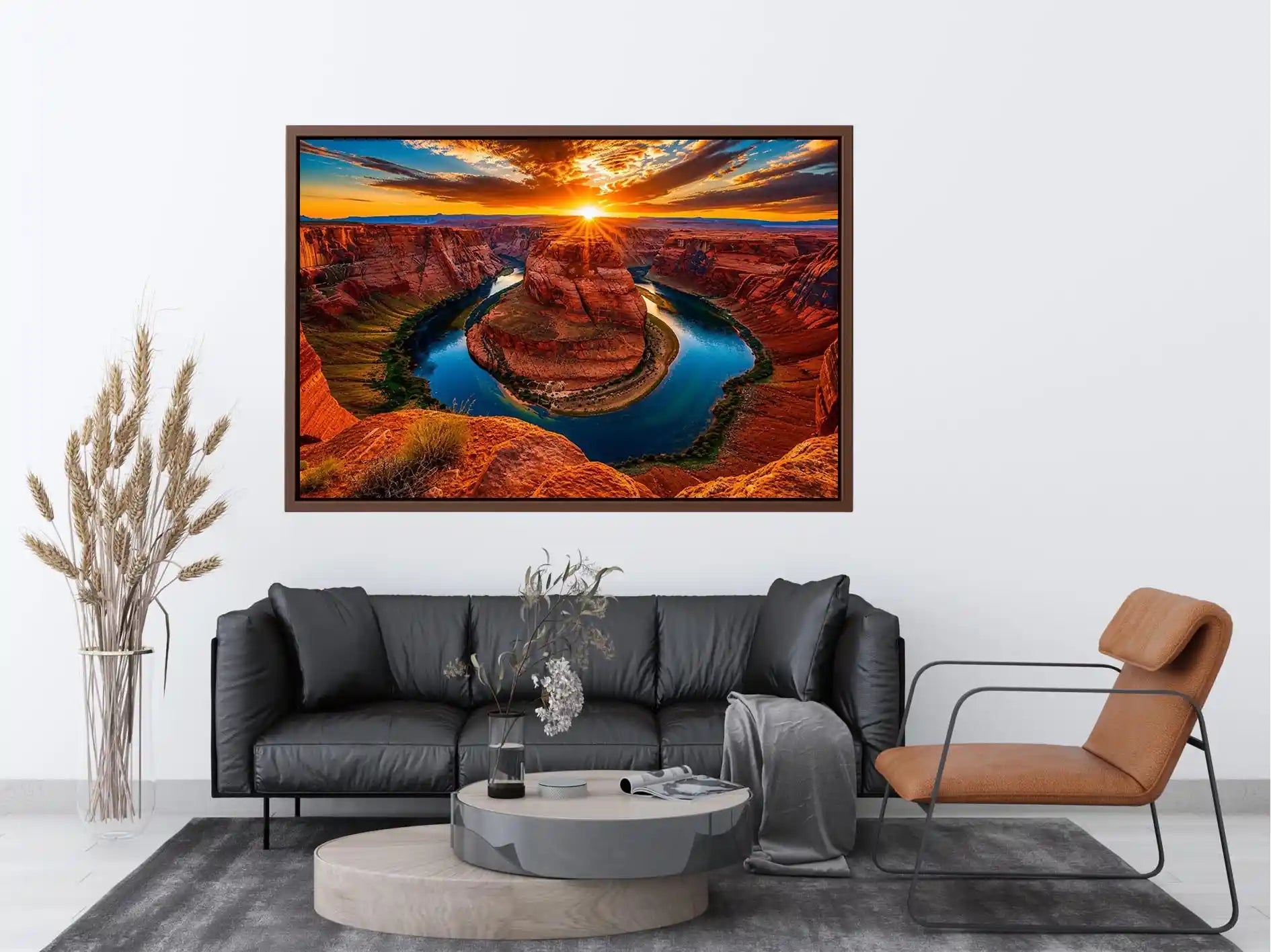 Horseshoe Canyon Canvas Print