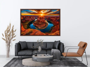 Horseshoe Canyon Canvas Print