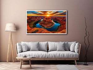 Horseshoe Canyon Canvas Print