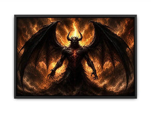 Devil Coming Canvas Print