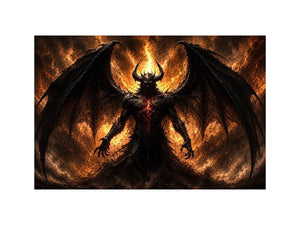Devil Coming Canvas Print