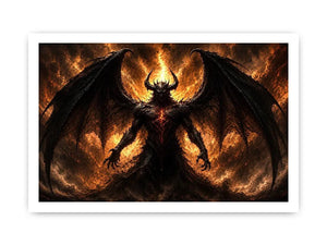 Devil Coming Canvas Print