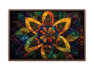Vintage Mandala Canvas Print