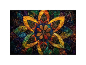 Vintage Mandala Canvas Print