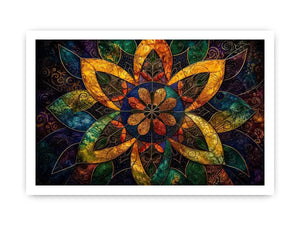 Vintage Mandala Canvas Print