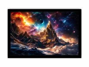 Cosmic Mountain Canvas Print