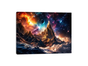 Cosmic Mountain Canvas Print