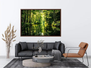 Forest Lake Canvas Print