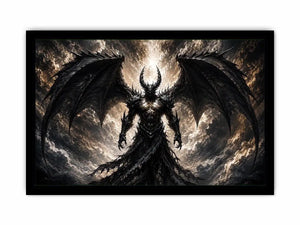 Devil With Wings Canvas Print