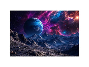 Space Mountain Canvas Print