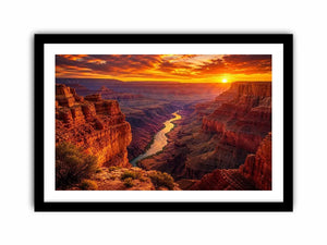 mountain River Canvas Print