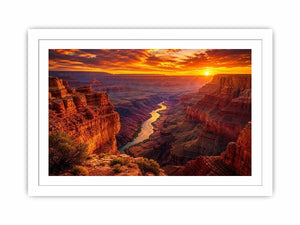 mountain River Canvas Print