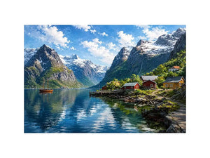 Noway Landscape Canvas Print