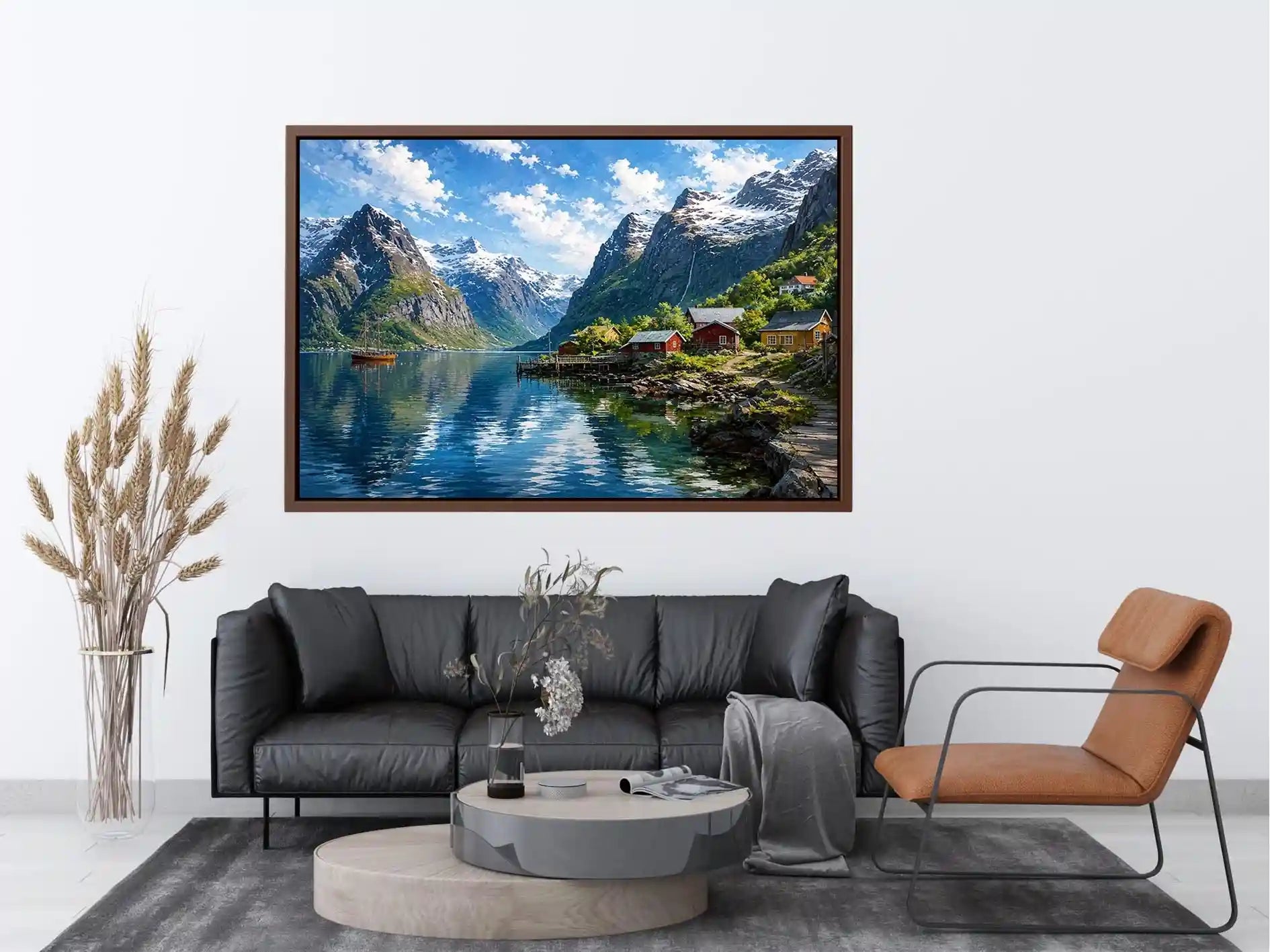 Noway Landscape Canvas Print