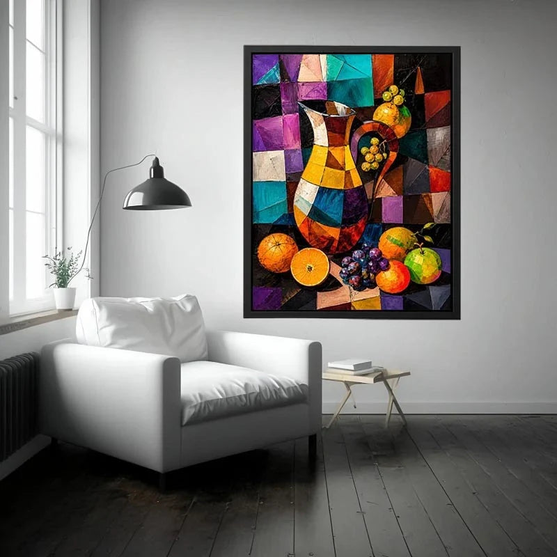 Picher With Fruit Canvas Print