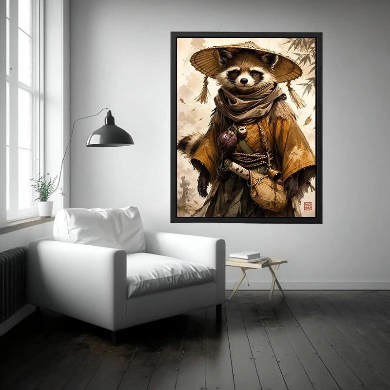 Tanuki Canvas Print
