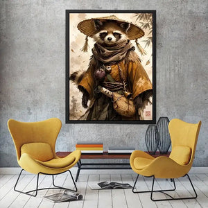 Tanuki Canvas Print
