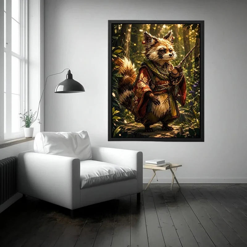 Tanuki Canvas Print