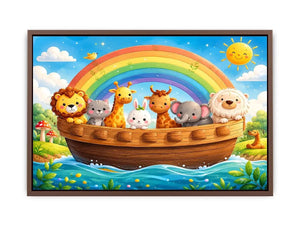 Boat Ride kids nursery Canvas Print