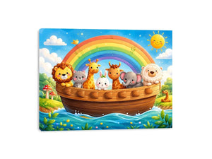 Boat Ride kids nursery Canvas Print