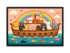 Boat Ride kids nursery Canvas Print