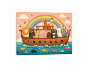 Boat Ride kids nursery Canvas Print
