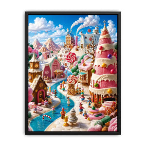 Dream Neighborhood kids nursery Canvas Print