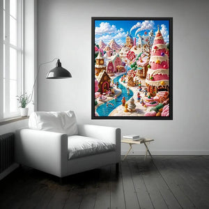 Dream Neighborhood kids nursery Canvas Print