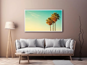 Palm Trees vintage Canvas Print